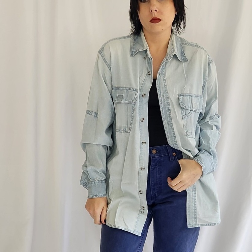 Chambray Button Down Shirt